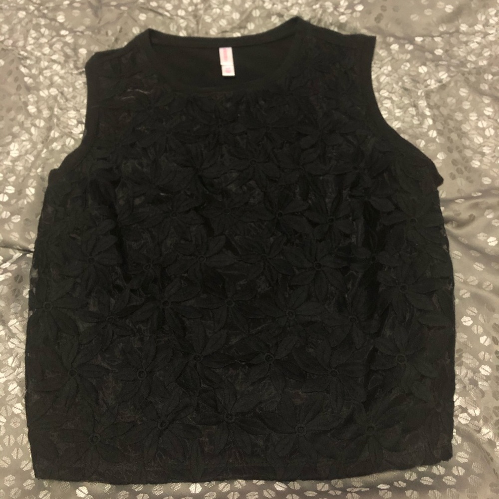 Black tank top